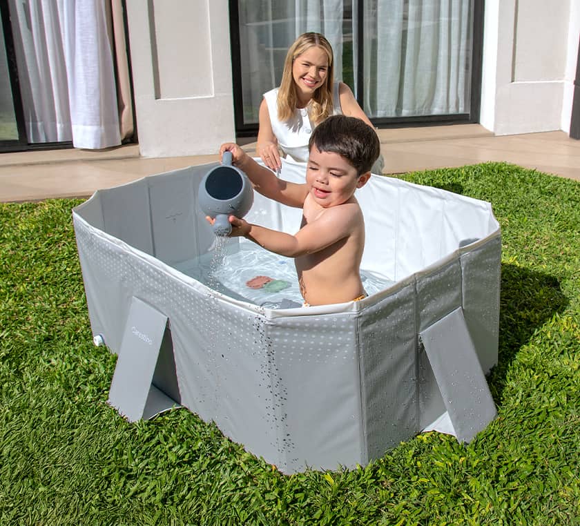 Piscina Caribe 166x107x45 Gris