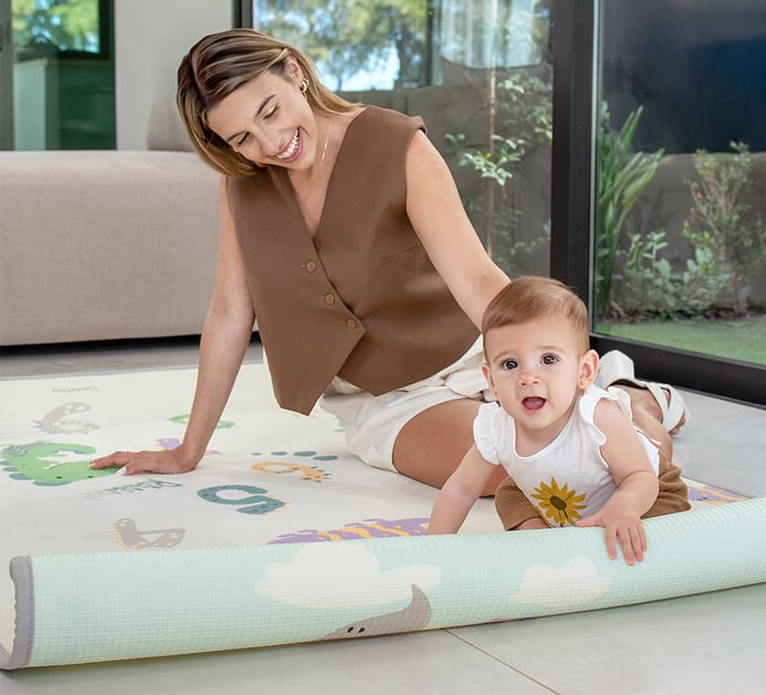 Alfombra Antigolpes Reversible Roll 120x180 Huellas