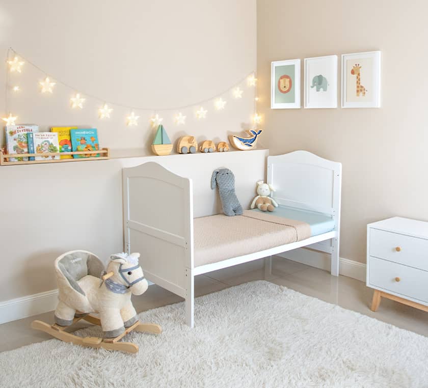 Cuna Evolutiva de Madera Toledo 140x70 Blanco