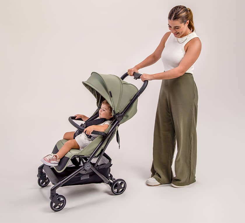 Coche POCKET con Accesorios Verde Seco