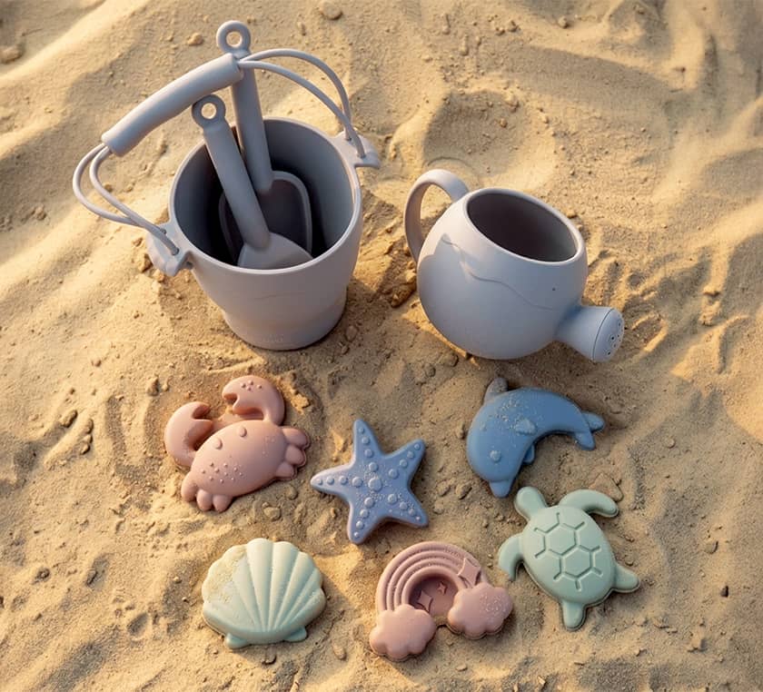 Set de Playa y Jardín de Silicona Mix de Colores