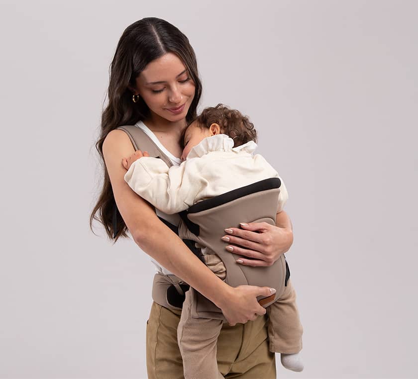 Mochila Porta Bebé BASIC Beige