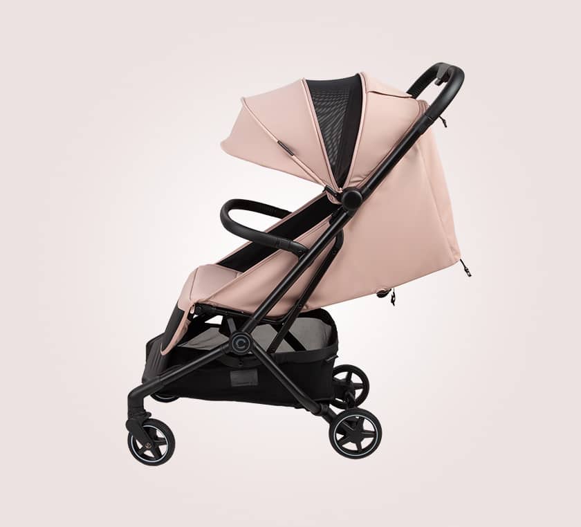 Cochecito POCKET con Accesorios Rosa Viejo