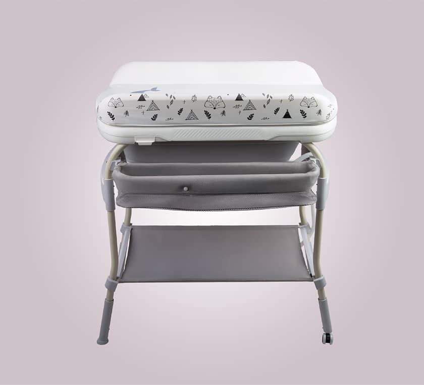Bañera Mudador Oasis Gris