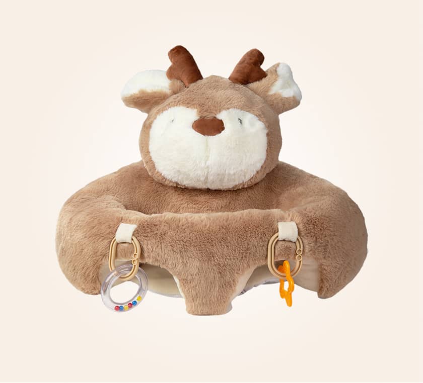 Sillón Infantil Didáctico para Bebe Ciervo Beige