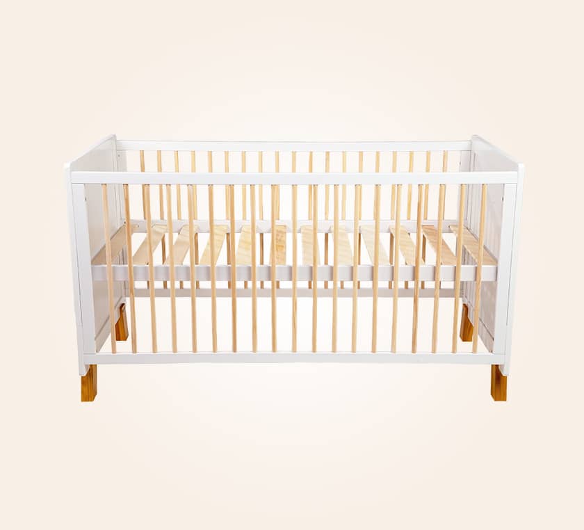 Cuna Evolutiva de Madera Vigo 140x70 Blanco