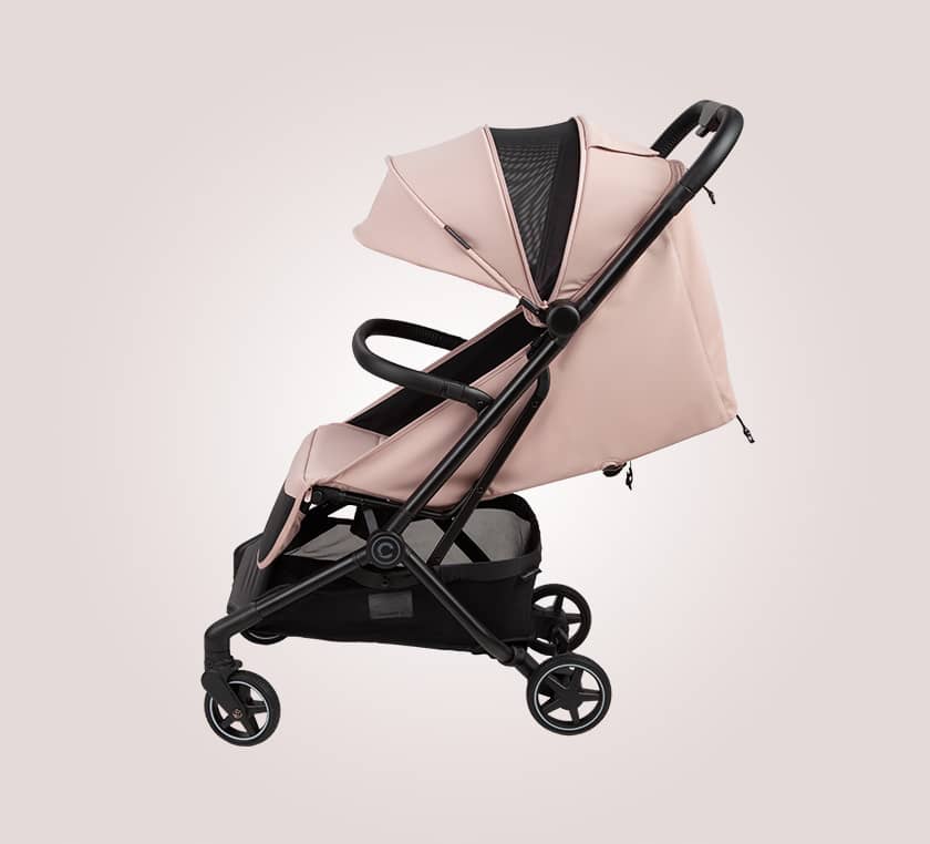 Cochecito POCKET con Accesorios Rosa Viejo