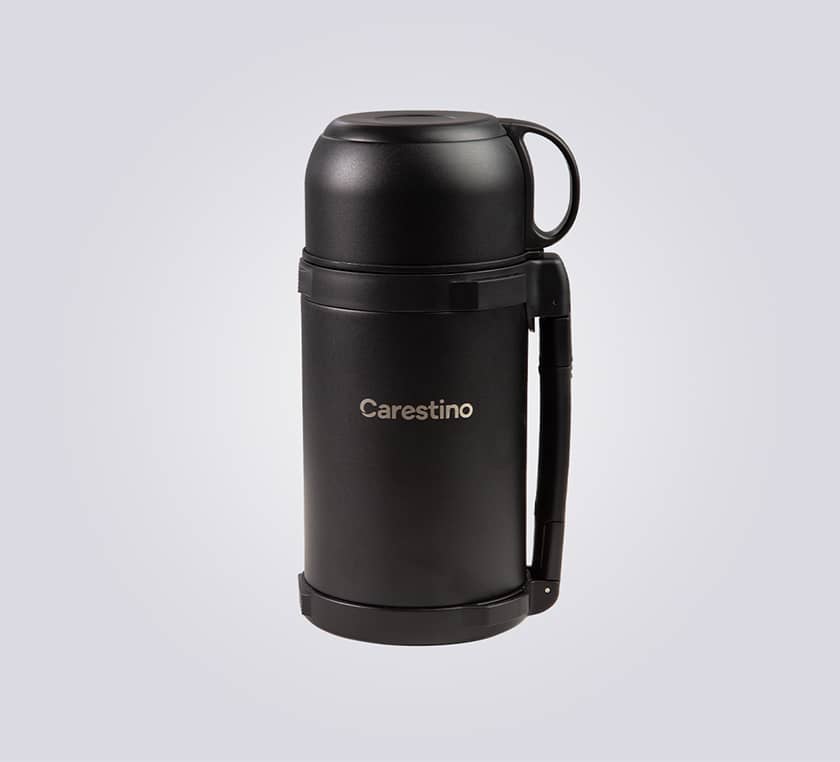 Termo Carestino 1200ml frío/calor Negro