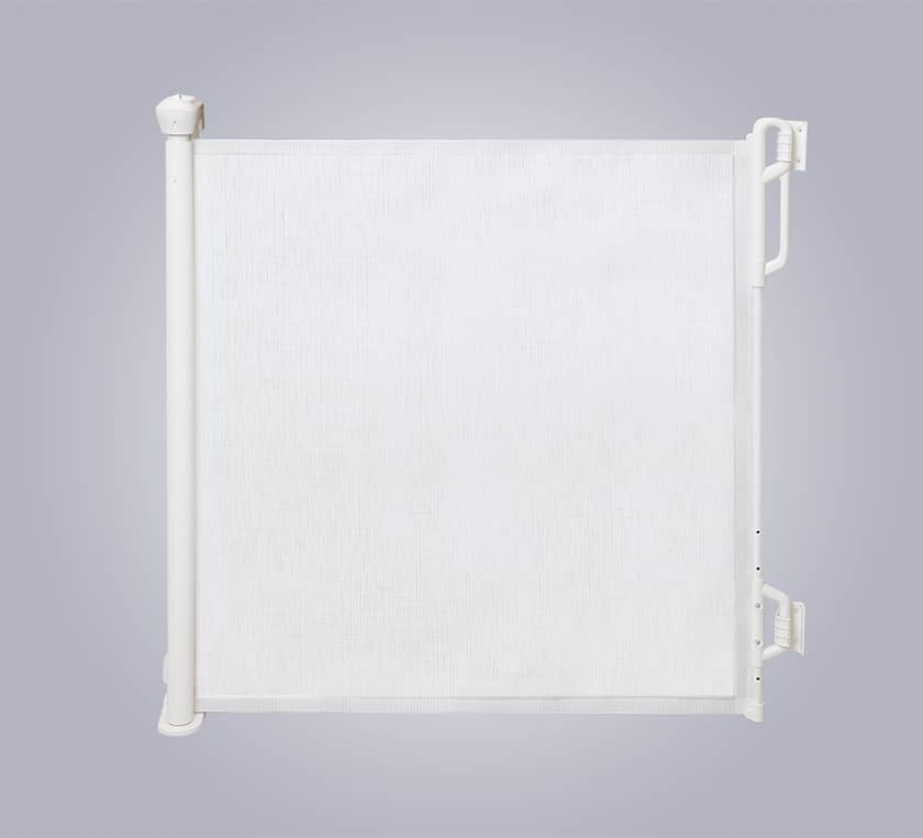 Puerta de Seguridad Retráctil 140x84cm Blanco