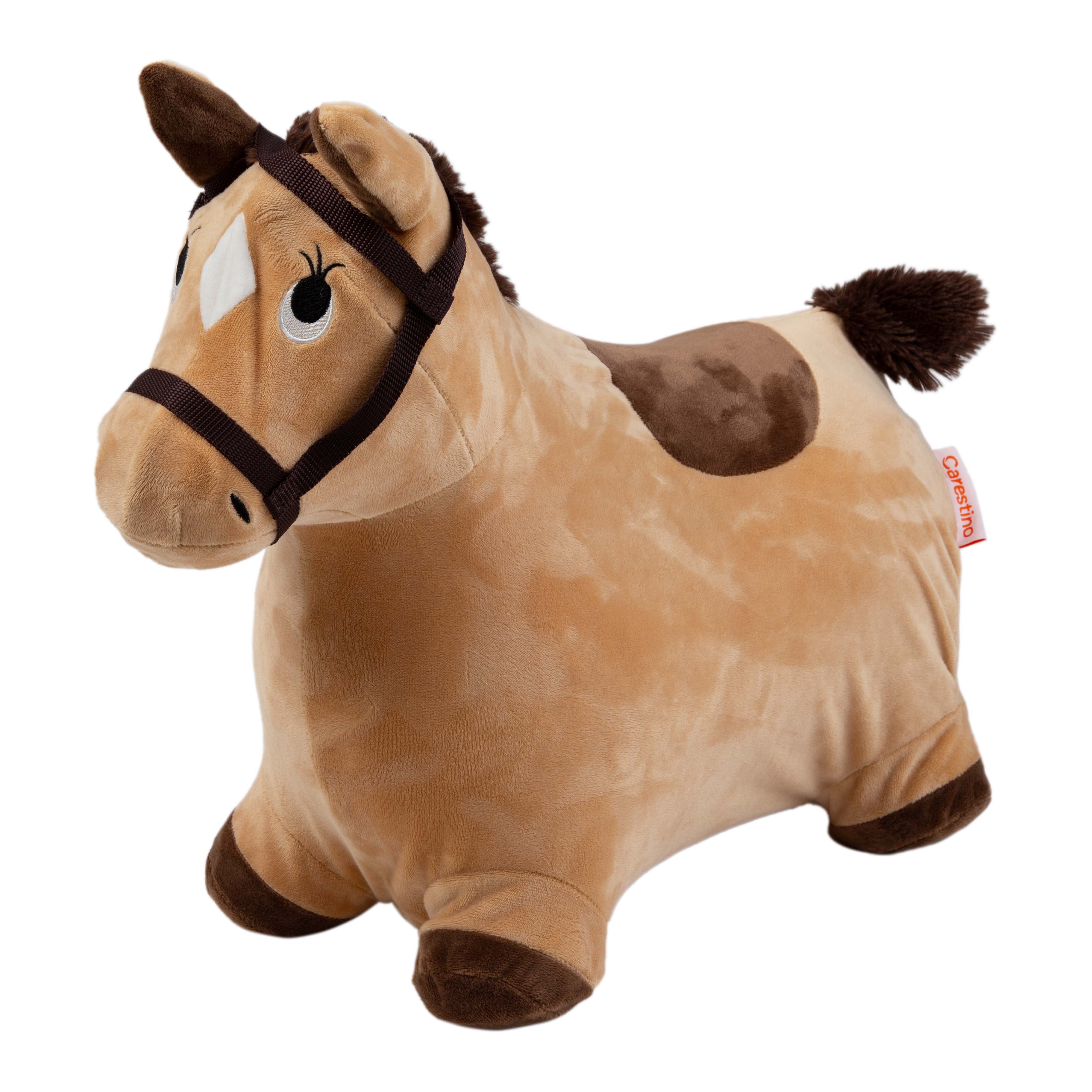 Imagen 1 de 4 de Saltarín de Peluche Inflable +18meses Caballo