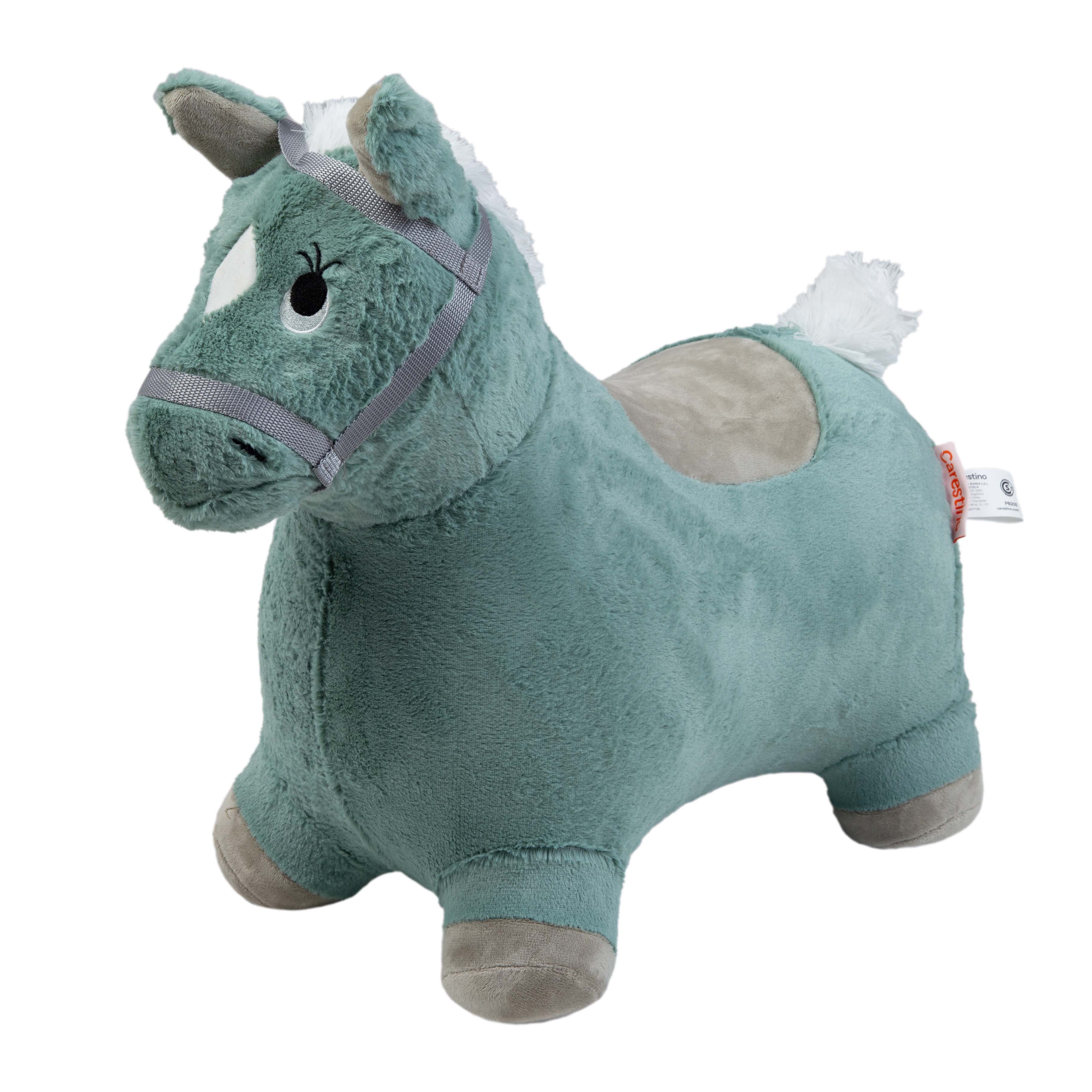 Imagen 1 de 4 de Saltarín de Peluche Inflable +18meses Caballo