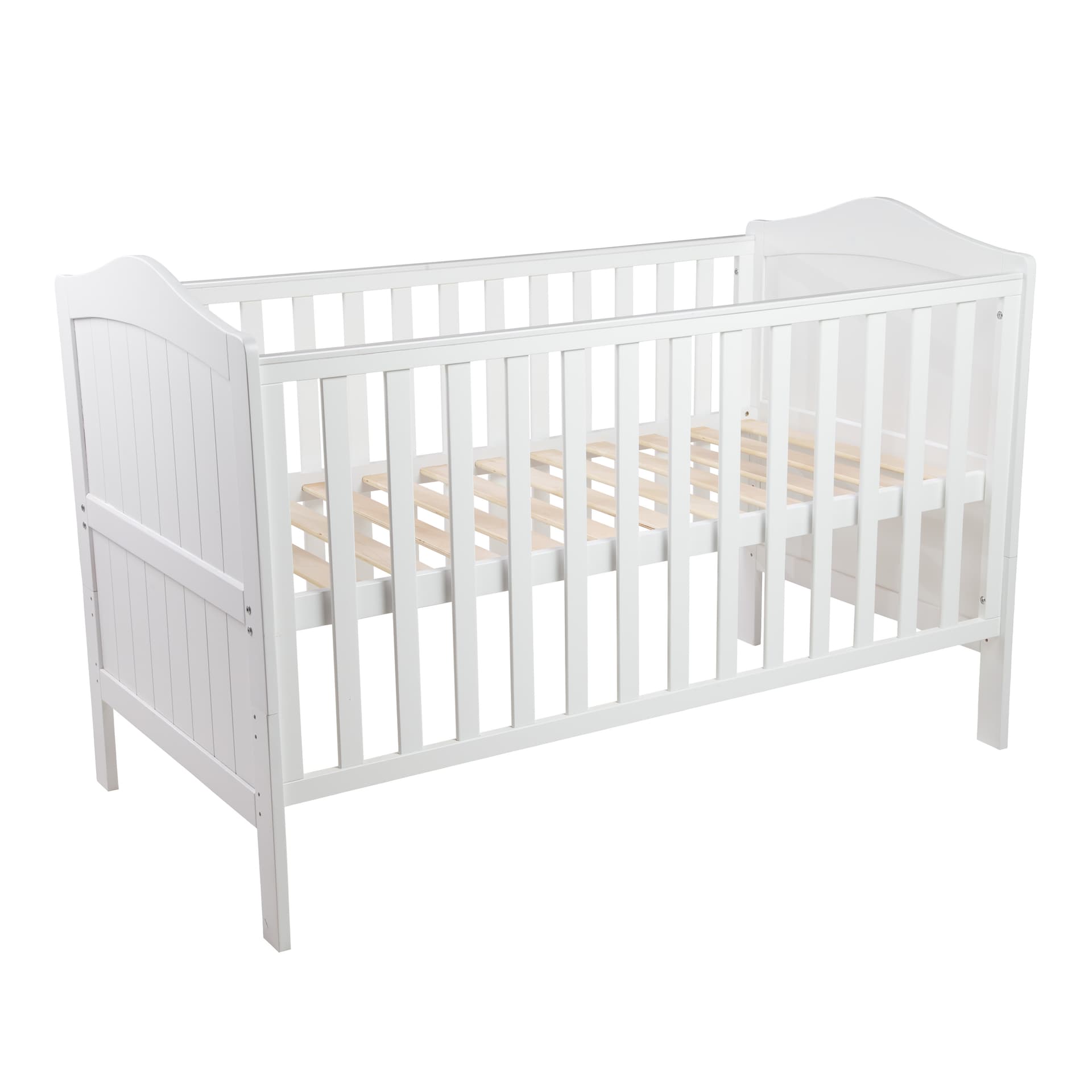 Cuna cama de madera toledo 140x70 blanco