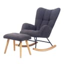 Miniatura 1 de Sillón Mecedor Alba con Apoyapies