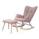 Miniatura 1 de Sillón Mecedor Alba con Apoyapies