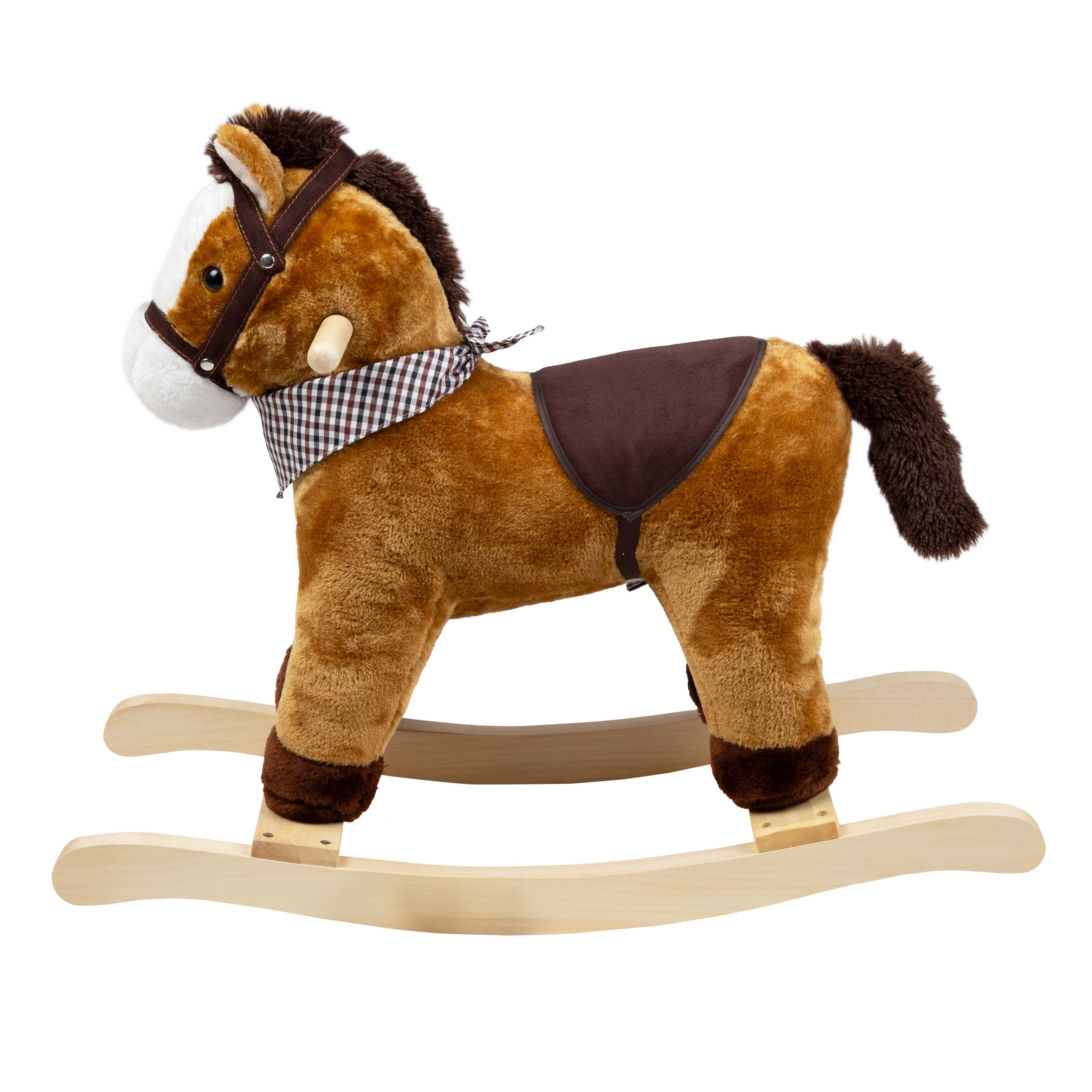 Imagen 2 de 5 de Peluche Mecedor +18meses Caballo