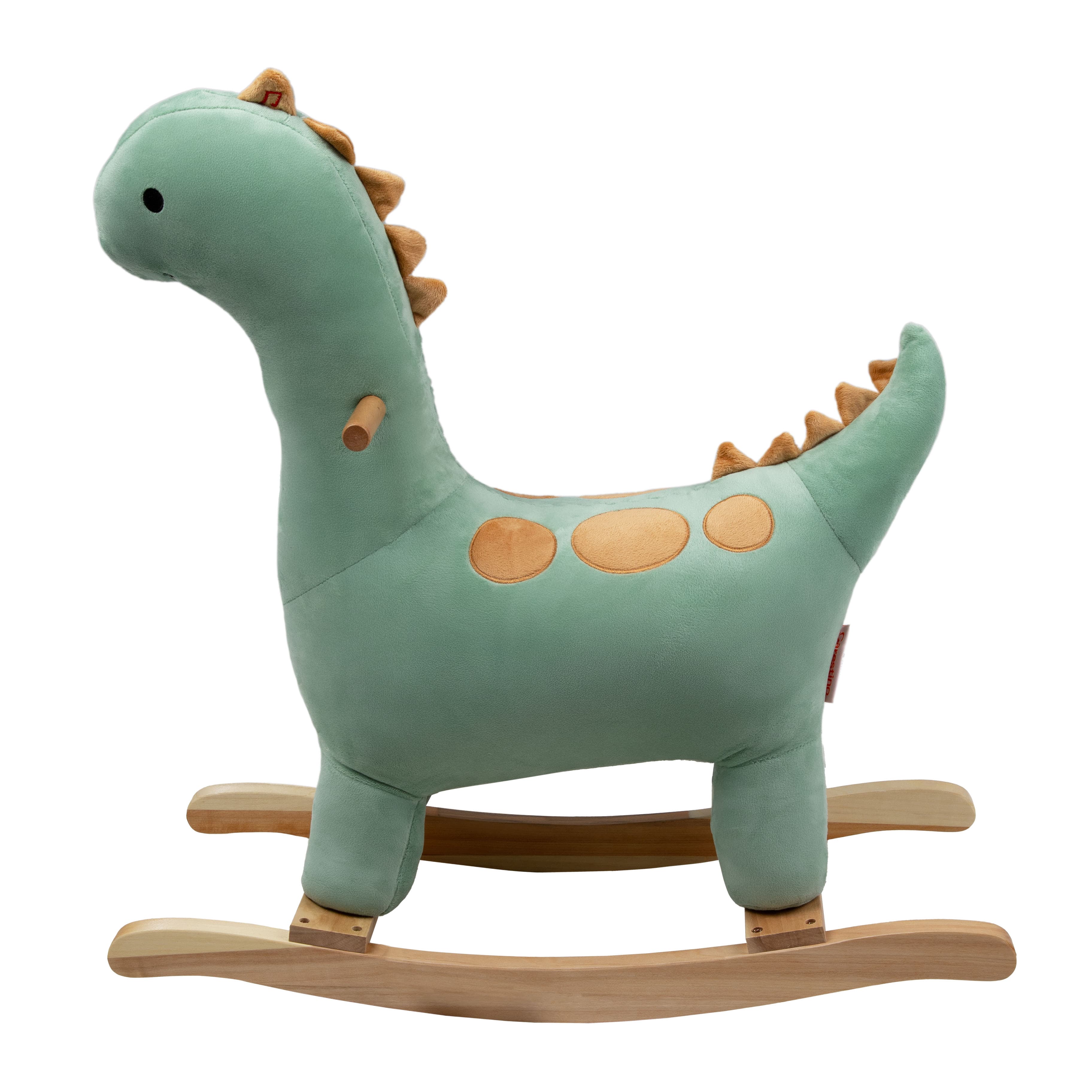 Imagen 2 de 5 de Peluche Mecedor +18meses Dino