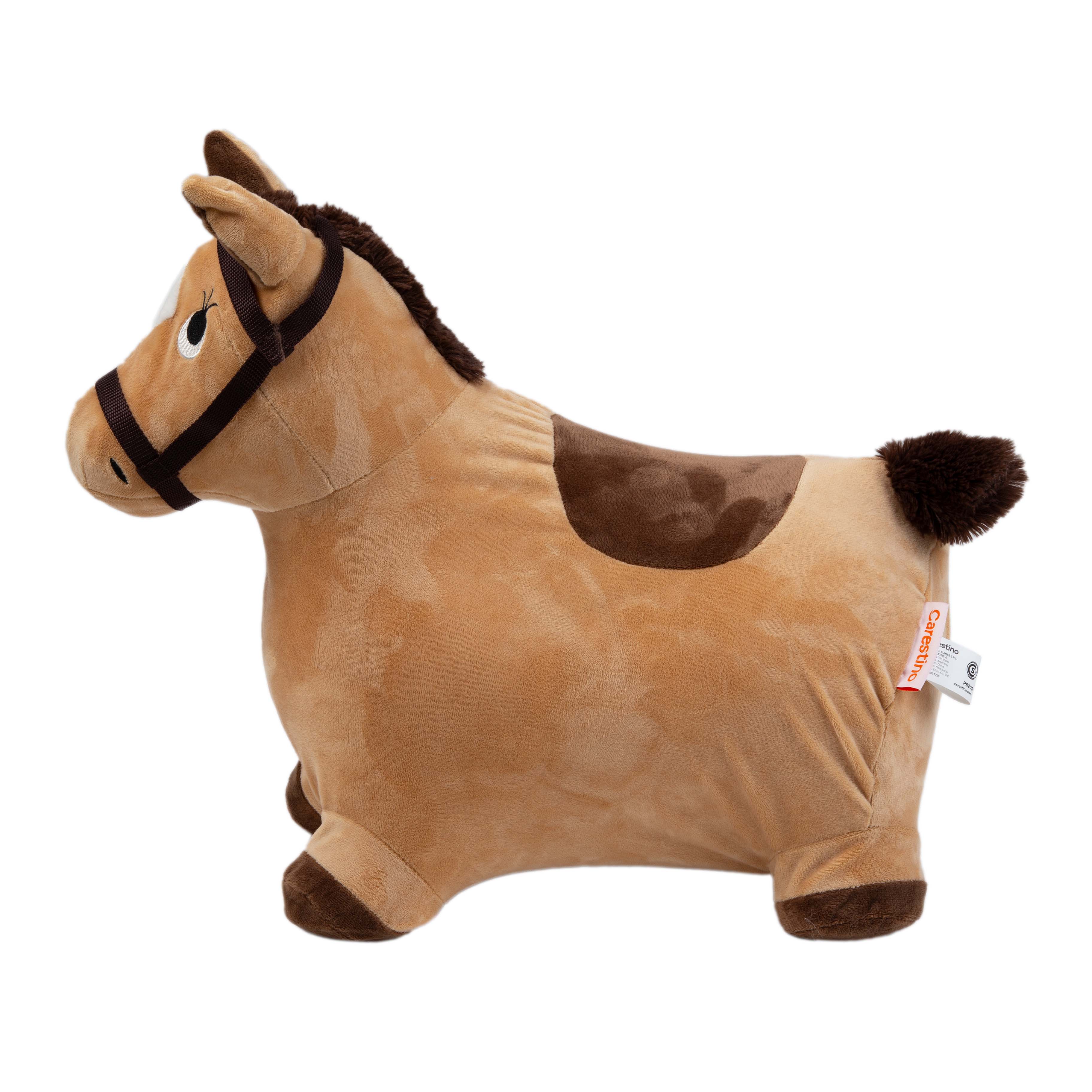 Imagen 2 de 4 de Saltarín de Peluche Inflable +18meses Caballo
