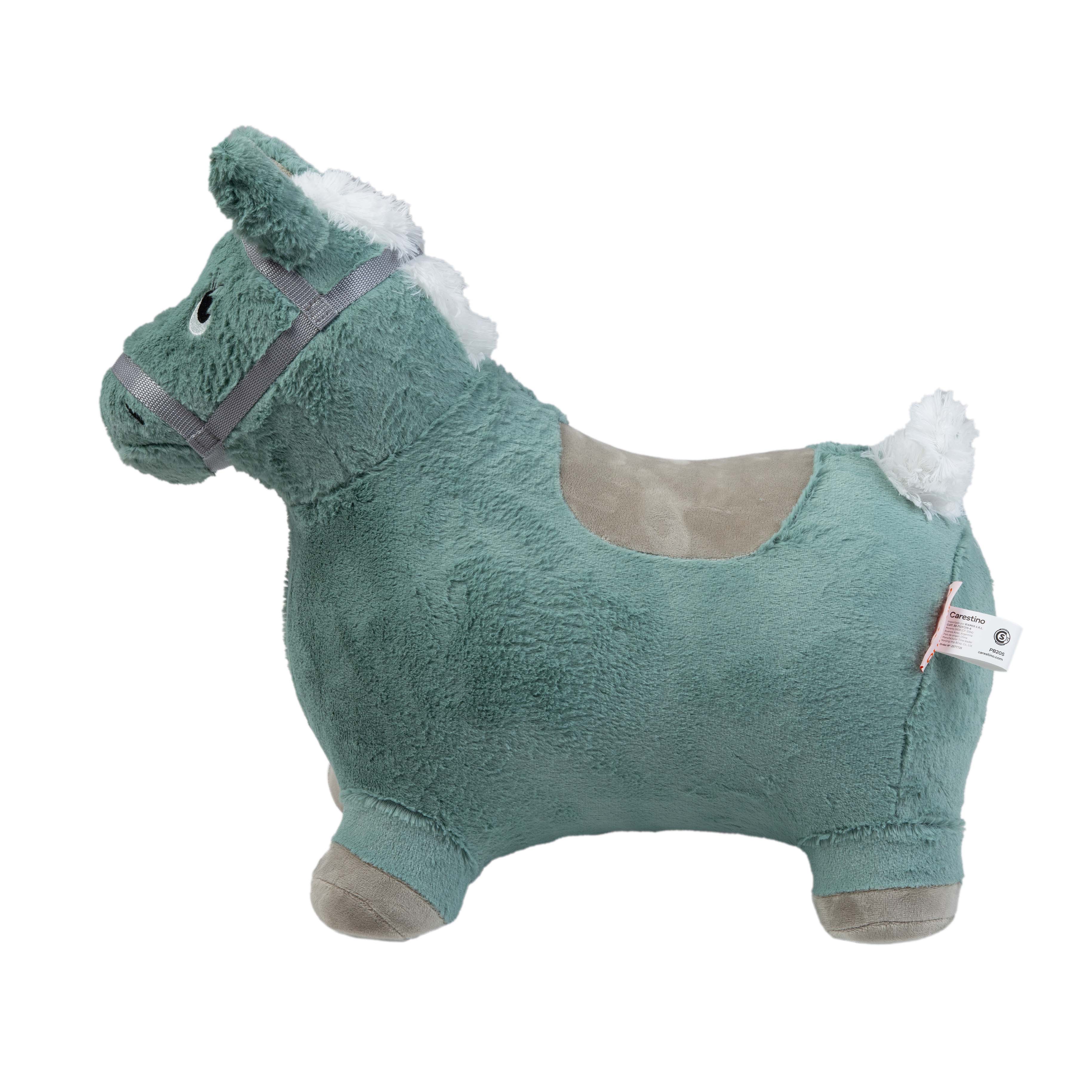Imagen 2 de 4 de Saltarín de Peluche Inflable +18meses Caballo