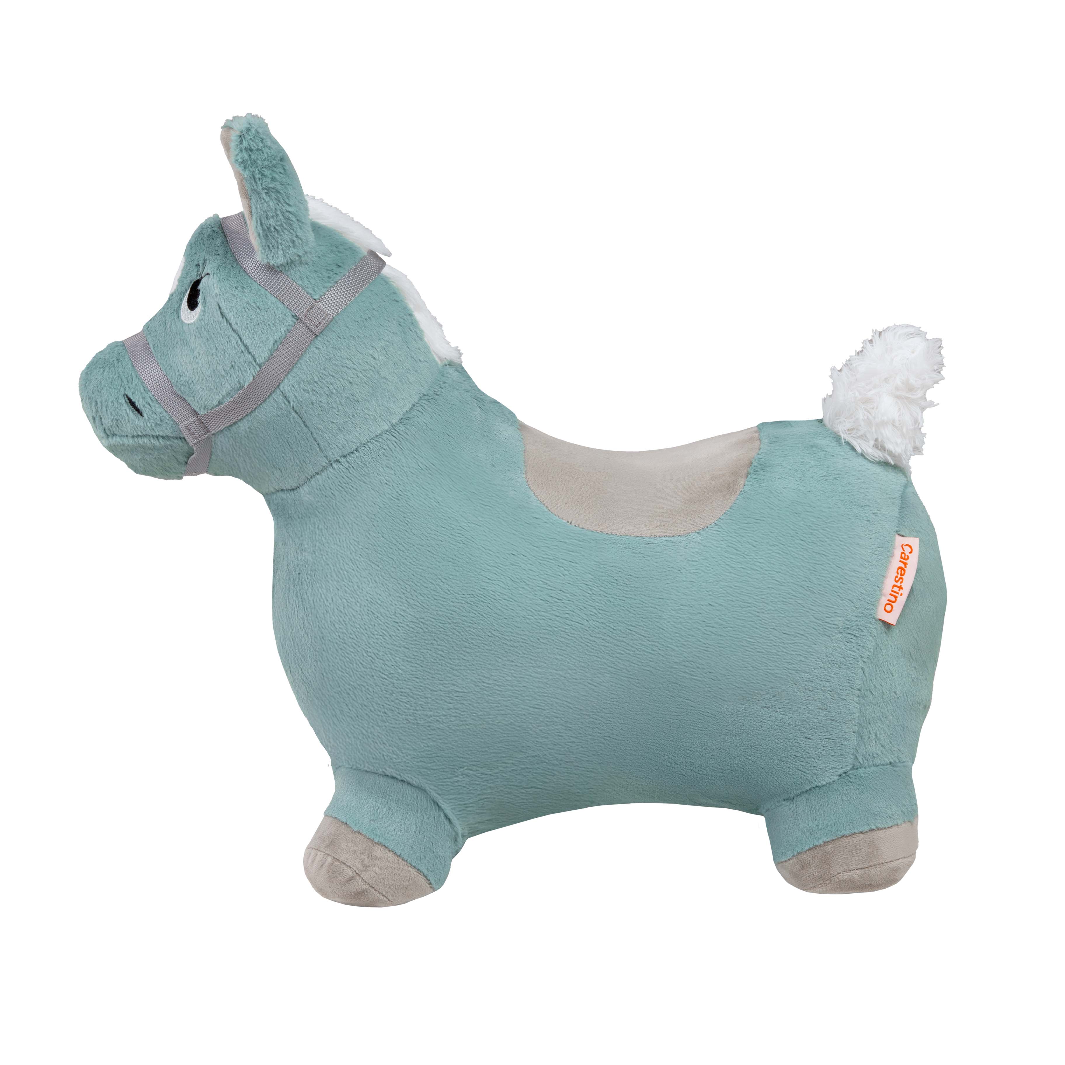 Imagen 2 de 5 de Saltarín de Peluche Inflable +18meses Caballo