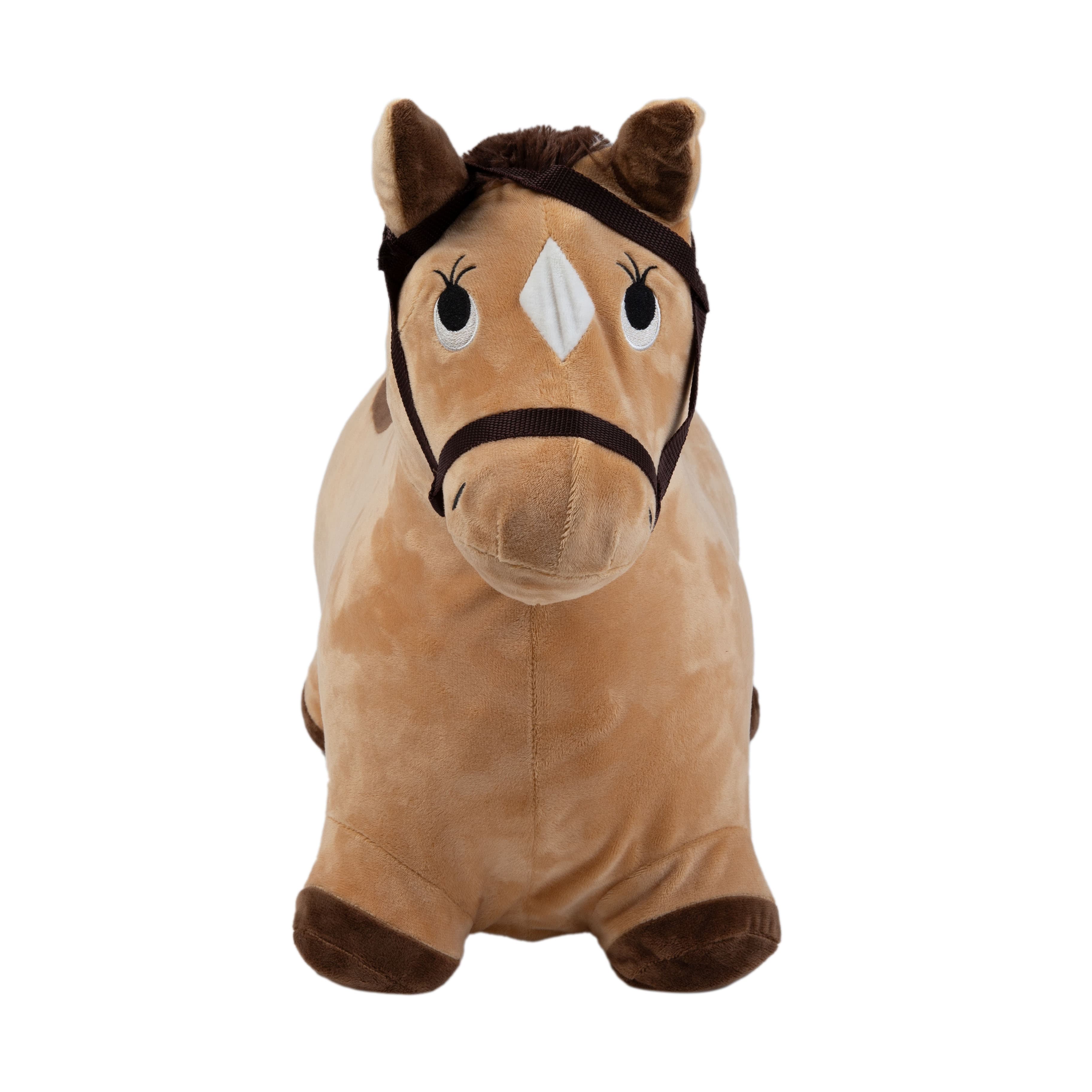 Imagen 3 de 4 de Saltarín de Peluche Inflable +18meses Caballo