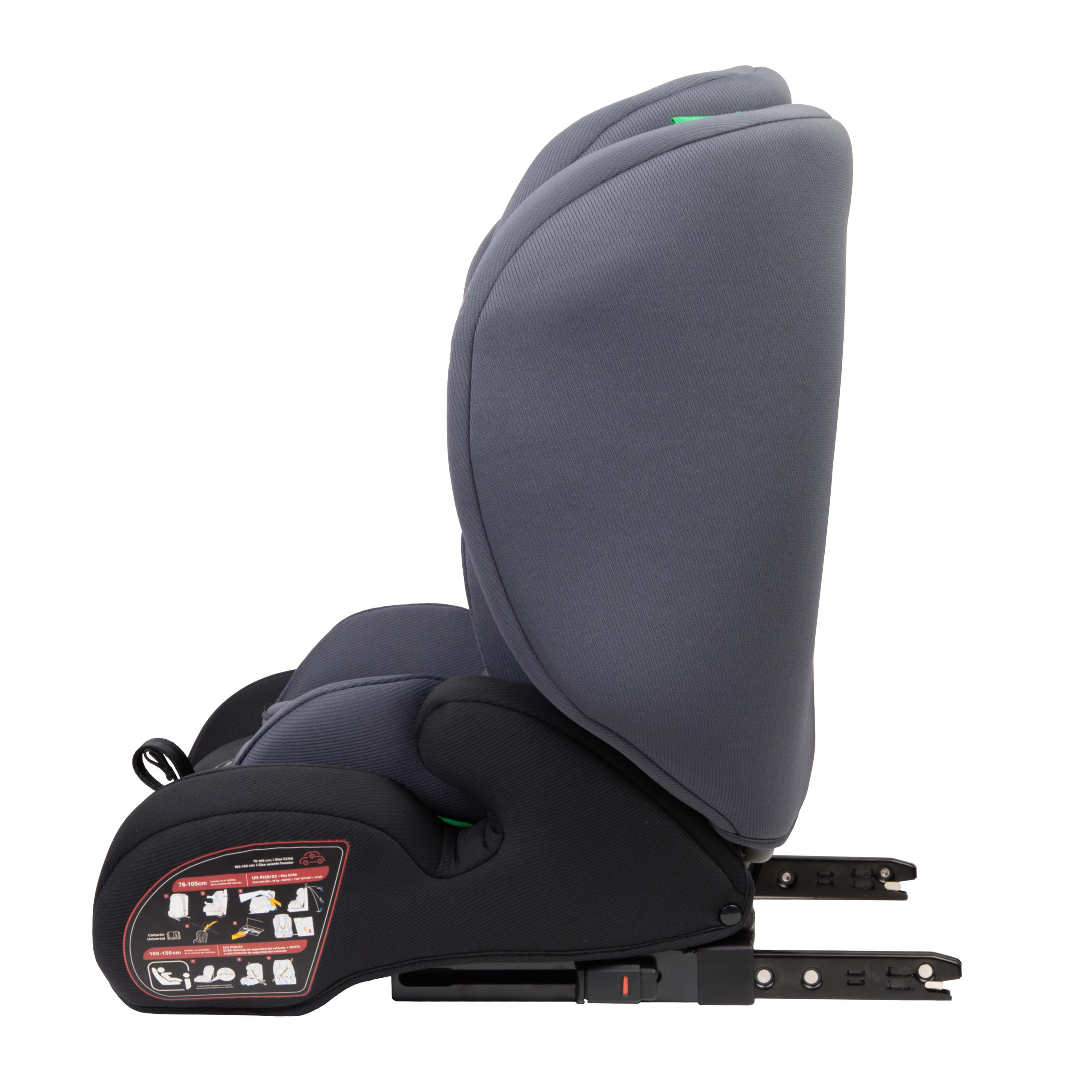 Imagen 3 de 4 de Butaca MUNICH I-Size 76-150cm Isofix Azul Grisaceo