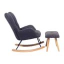 Miniatura 3 de Sillón Mecedor Alba con Apoyapies