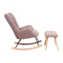 Miniatura 3 de Sillón Mecedor Alba con Apoyapies