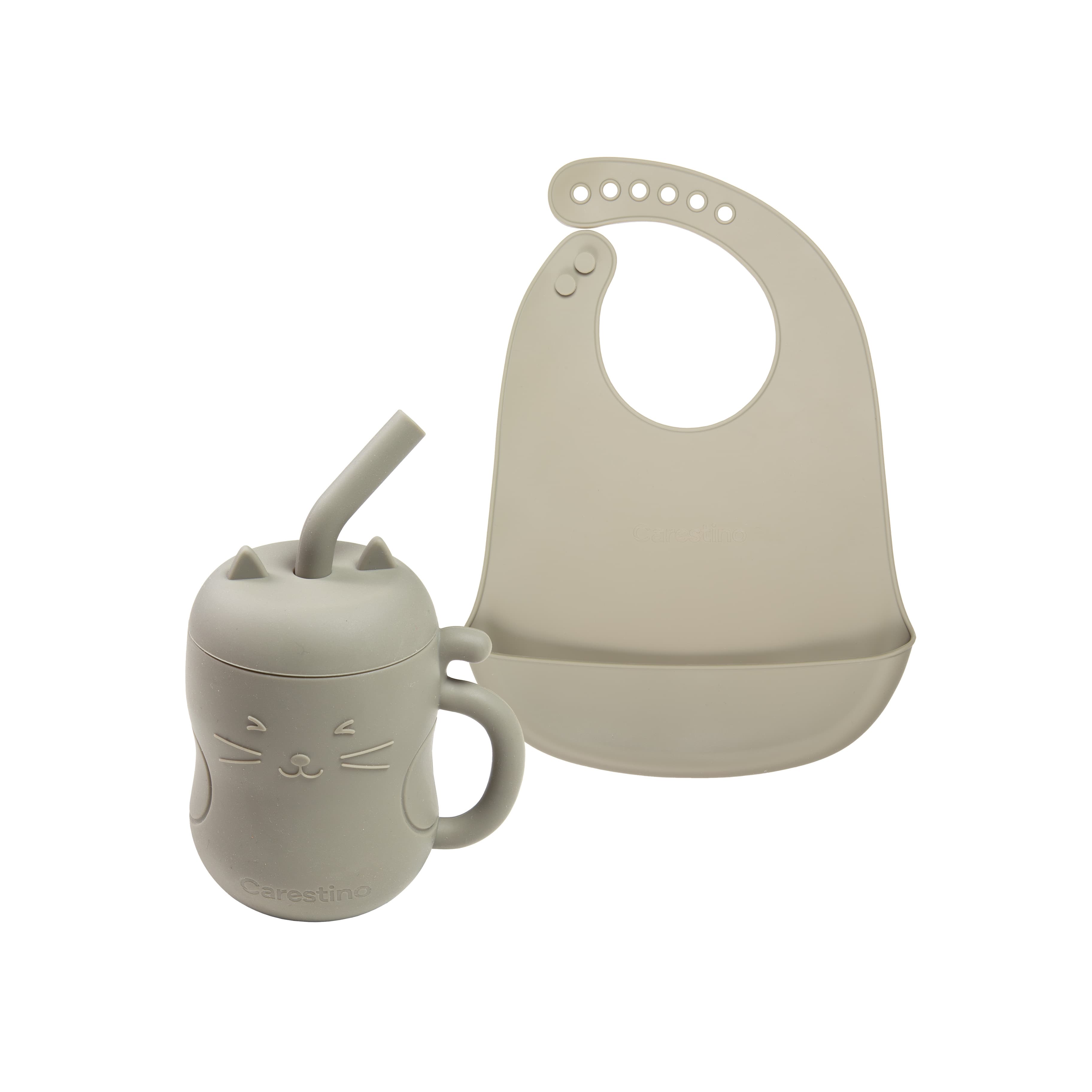 Imagen 4 de 6 de Set de Alimentación de Silicona Gatito