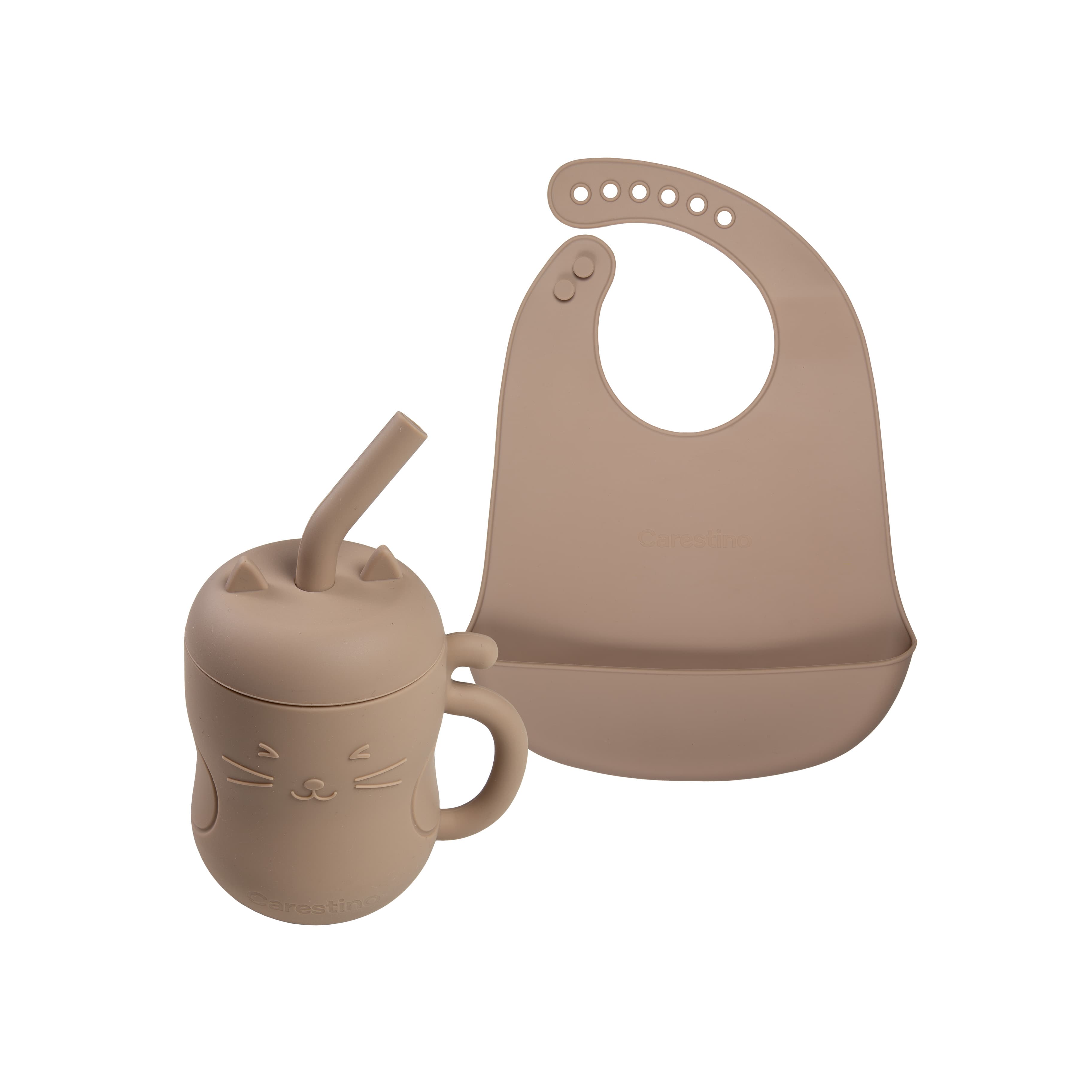 Imagen 4 de 6 de Set de Alimentación de Silicona Gatito