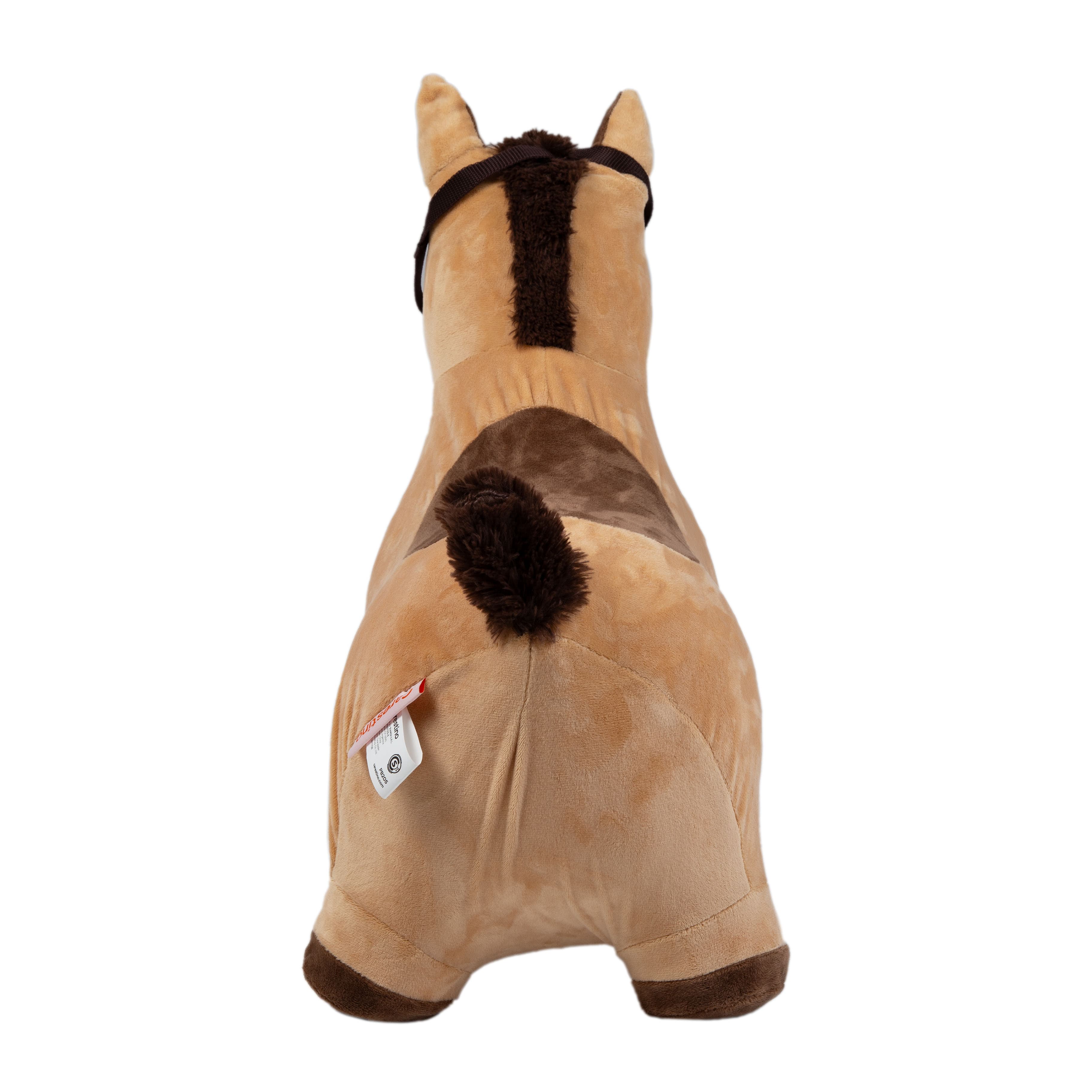 Imagen 4 de 4 de Saltarín de Peluche Inflable +18meses Caballo