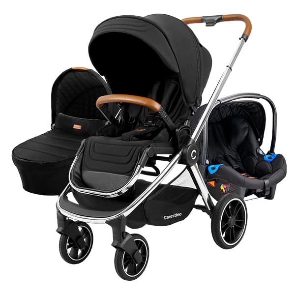 Coche BEVERLY v2 con Accesorios Negro