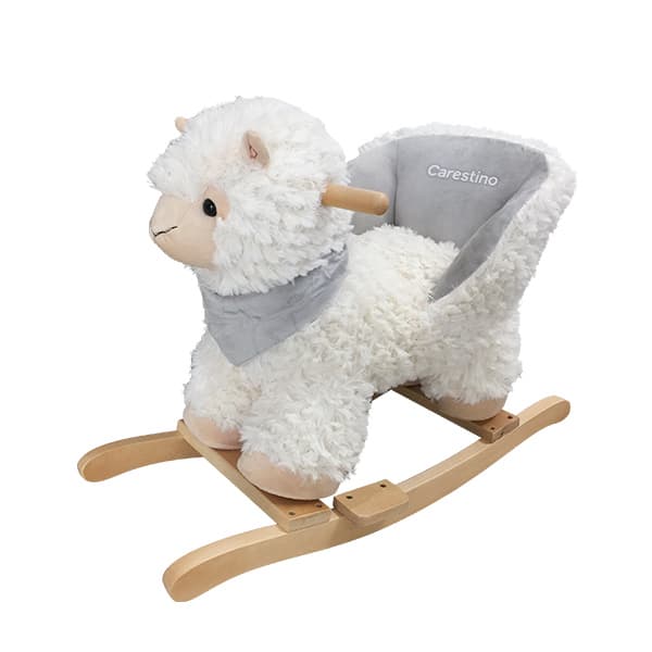 Mecedor Peluche Llama blanco