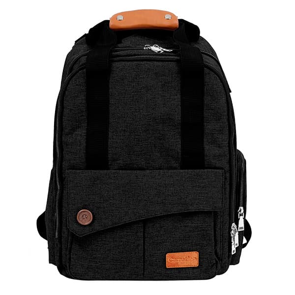 Mochila Maternal Roma Negro Melange