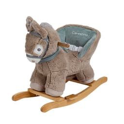 Peluche Mecedor +12meses Burro Gris Oscuro