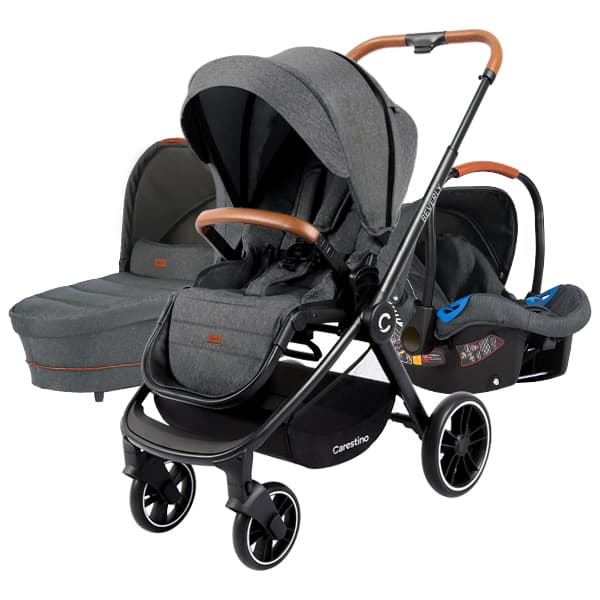 Carrito BEVERLY v2 con Accesorios Negro Melange