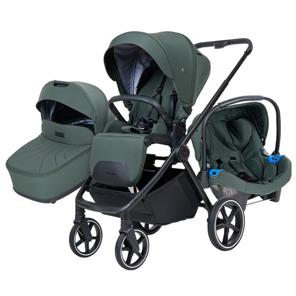 Coche BEVERLY v3 con Accesorios Verde Musgo