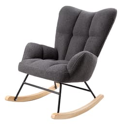 Silla Mecedora Alba Gris Topo