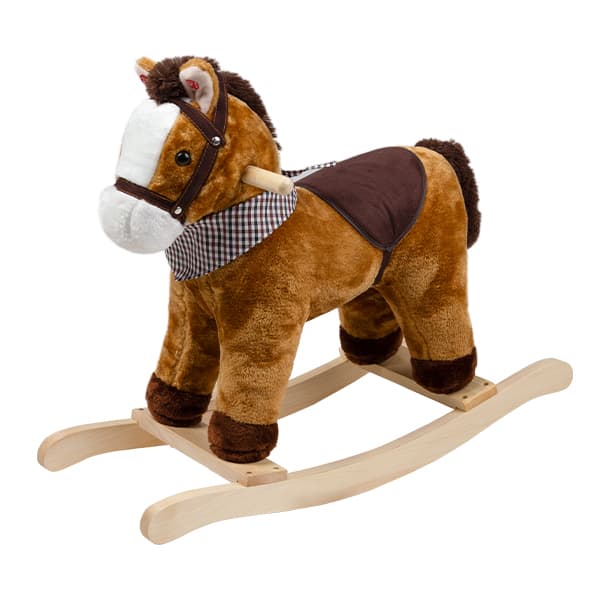 Peluche Mecedor +18meses Caballo Marrón