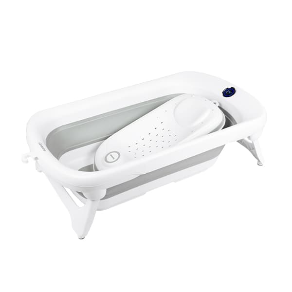 Bañera Plegable con Soporte Amalfi 50L Gris