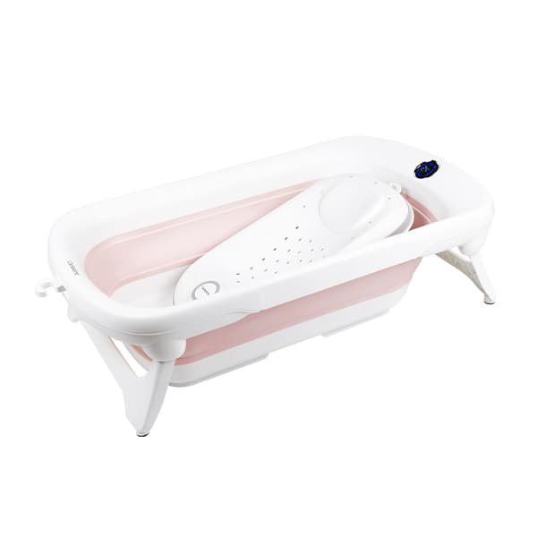 Bañera Plegable con Soporte Amalfi 50L Rosa