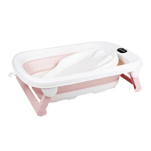 Bañera Plegable con Soporte Maui 40L Rosa