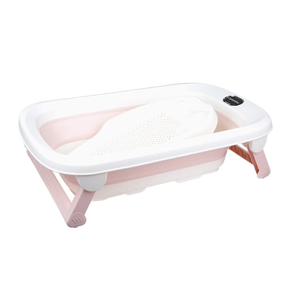Bañera Plegable con Soporte Maui 40L Rosa