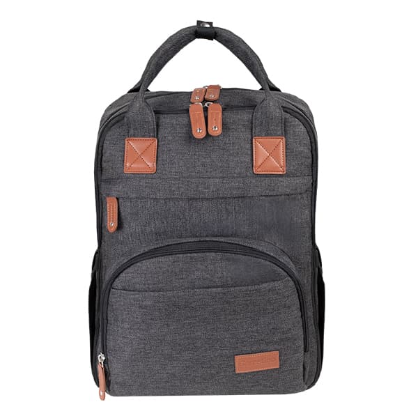 Mochila Maternal Boston Negro Melange