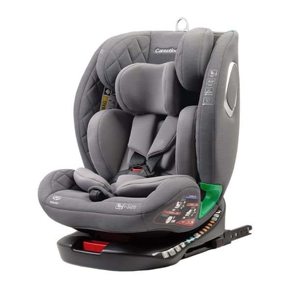 Silla de Auto HAMBURGO I-Size 40-150cm Isofix Gris Lobo