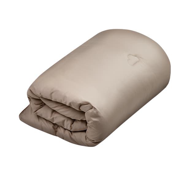Edredón Para Cuna Cama de Madera de 70x140cm Beige