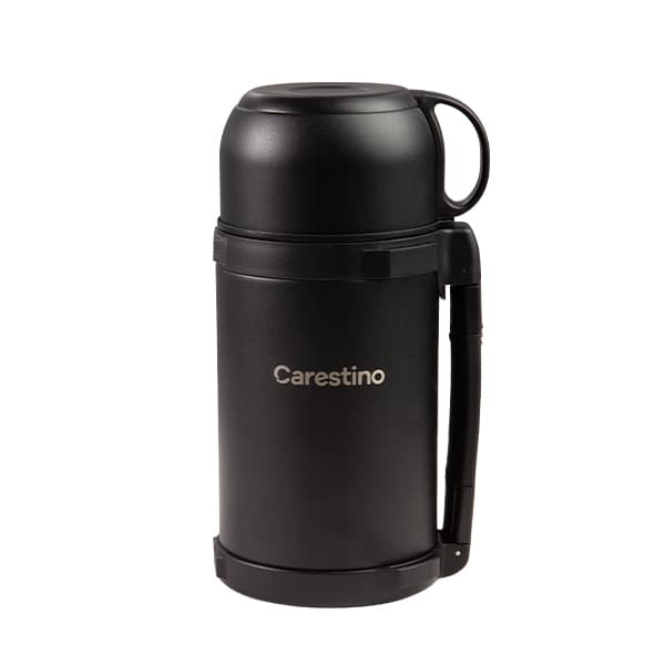 Termo Carestino 1200ml frío/calor Negro