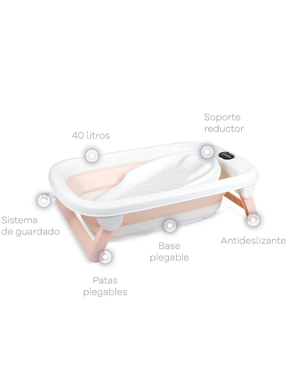 Bañera plegable que se arma en segundos producto