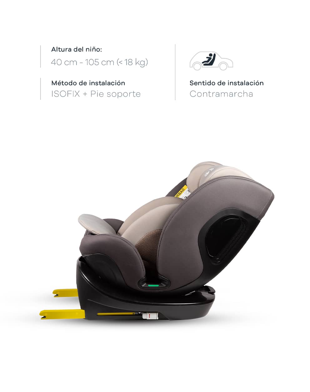 Una silla de auto para todas las etapas producto