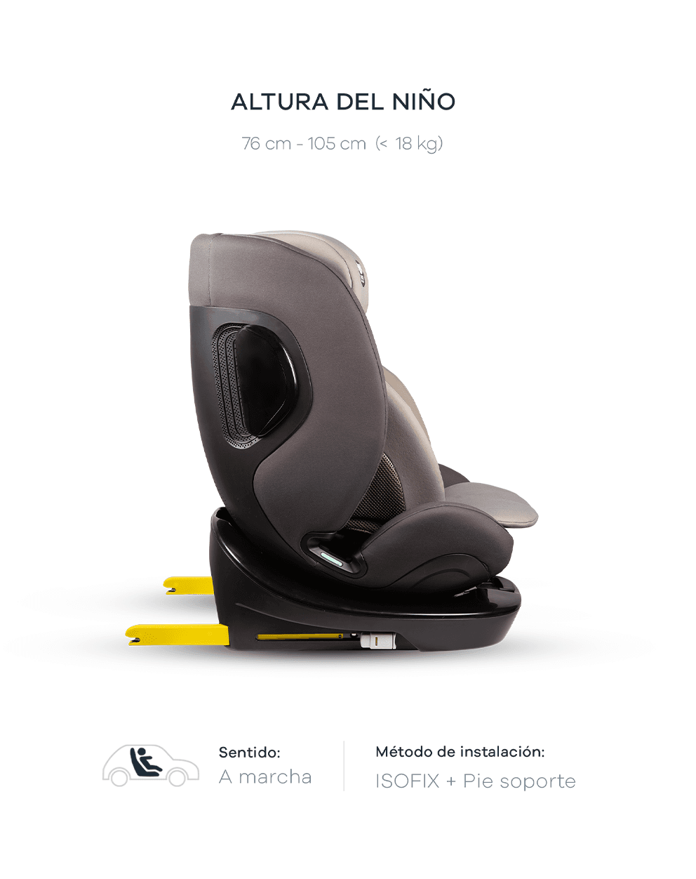 Una silla para auto para todas las etapas producto