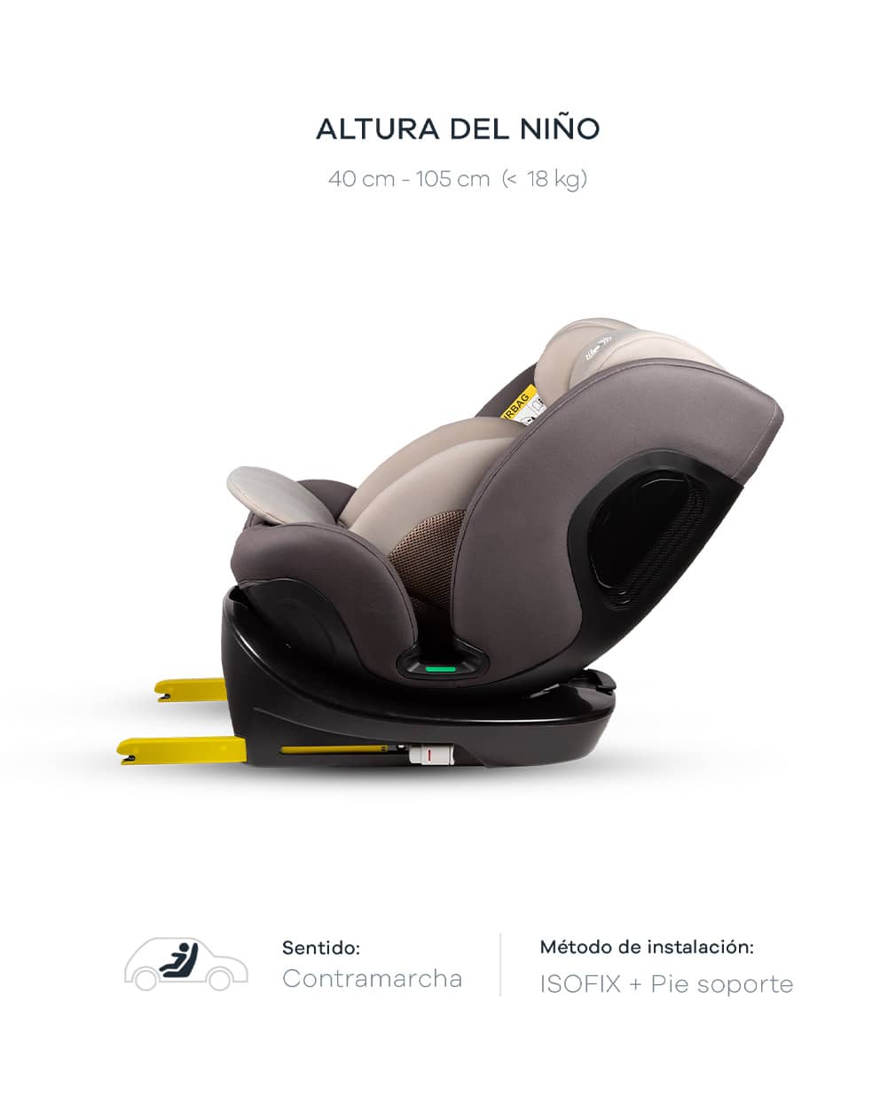 Una silla para auto para todas las etapas producto
